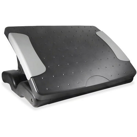 Kantek Professional Adjustable Footrest, 4-inch to 7-inch Height, Black