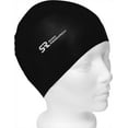 thumbnail image 4 of Swim Research Bonnet de Bain en Latex Solide et Durable (Noir), 4 of 4