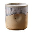 thumbnail image 2 of Tong Ceramic Cup Porcelain Coffee Mug Lid No Handle Travel Friendly Home, 2 of 6
