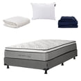 thumbnail image 1 of Colchón Individual Dicasa Vail + Box Base Cama + Almohada One + Protector Ultra + Sábanas Softy, 1 of 8