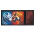 thumbnail image 4 of CHAQLIN Blue White Tiger Trifold Wallet, Polyester Foldable Big Capacity Kids Wallet for Travel and Outdoor Daily Use, 4 of 7