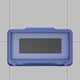 thumbnail image 1 of Soporte para teléfono de ducha, visible, caja impermeable, montaje en pared para baño y cocina, teléfono de 6.8 pulgadas, estante fijo, azul, 1 of 9