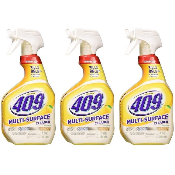 Formula 409 Multi-Surface Cleaner, Lemon Scent, 32 Ounces 3 Pack