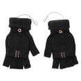 thumbnail image 4 of Guantes calefactables de invierno, 1 par de guantes calefactables eléctricos con calefacción USB, guantes calefactables de punto con medio dedo, solución innovadora Jadeshay A, 4 of 8