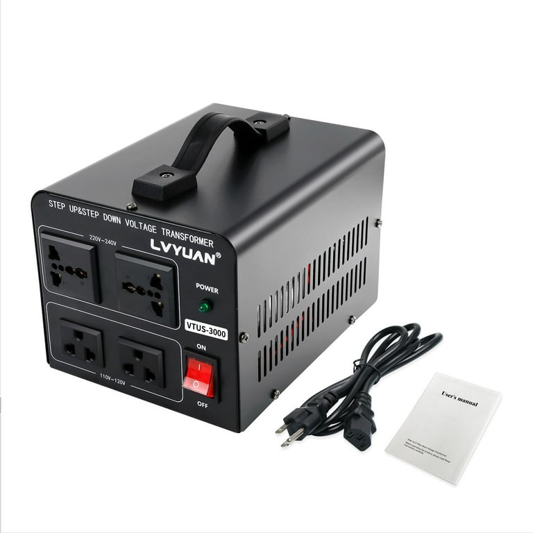 LVYUAN 3000W Step Up/Down Voltage Transformer, 110V to 220V