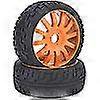 thumbnail image 4 of Roues de Pneu de Voiture Rc, Roues de Pneu de Voiture Rc en Caoutchouc Pièces de Mise à Niveau pour Course Automobile Rc 1/8, 4 of 4