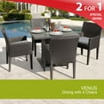 thumbnail image 2 of Venus Square Dining Table with 4 Chairs, 2 of 7