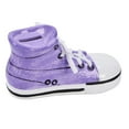 thumbnail image 4 of Creative Gifts International Purple Sneaker Bank, Purple, Large, 4 of 6