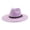 Light Purple, variant on Unisex Fedora Hat Wide Flat Brim Jazz Style Ethnic Design Structured Polyester Casual Headwear Light Purple12.28One Size