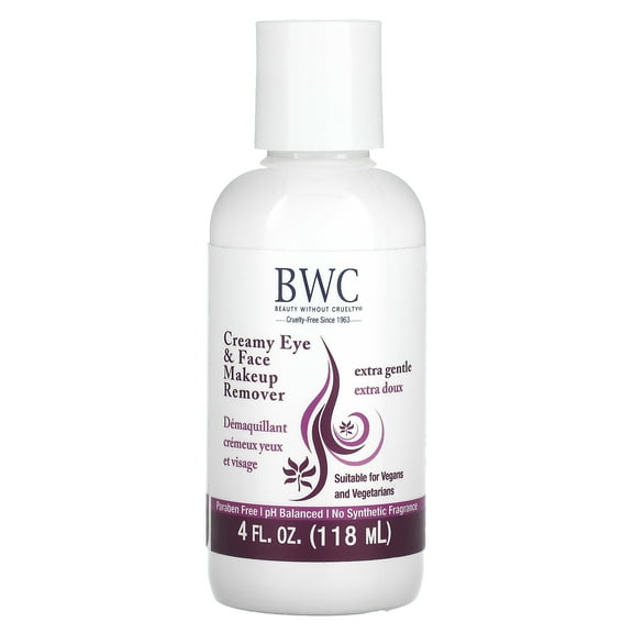 Beauty Without Cruelty Creamy Eye & Face Makeup Remover 4 fl oz