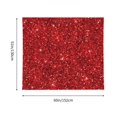 thumbnail image 5 of Daiia Red Glitter Pattern Tapestry 60x51 Inches Wall Hanging Tapestry Artistic Wall Hanging Bedroom Wall Decor Living Room Tapestry Dorm Room Decor, 5 of 9