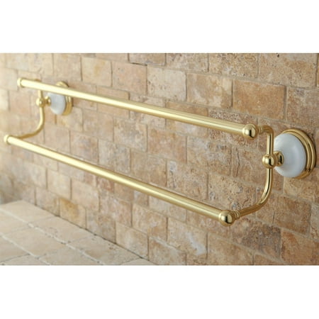- Kingston Brass Victorian Double 24'' Wall Mounted Towel Bar