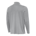 thumbnail image 3 of Men's Antigua Gray Rutgers Scarlet Knights Reprocess Quarter-Zip Top, 3 of 3