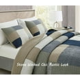 thumbnail image 3 of Chezmoi Collection 3-Piece Plaid Cotton Patchwork Quilt Reversible Lightweight Bedspread Set, King Size, 3 of 8