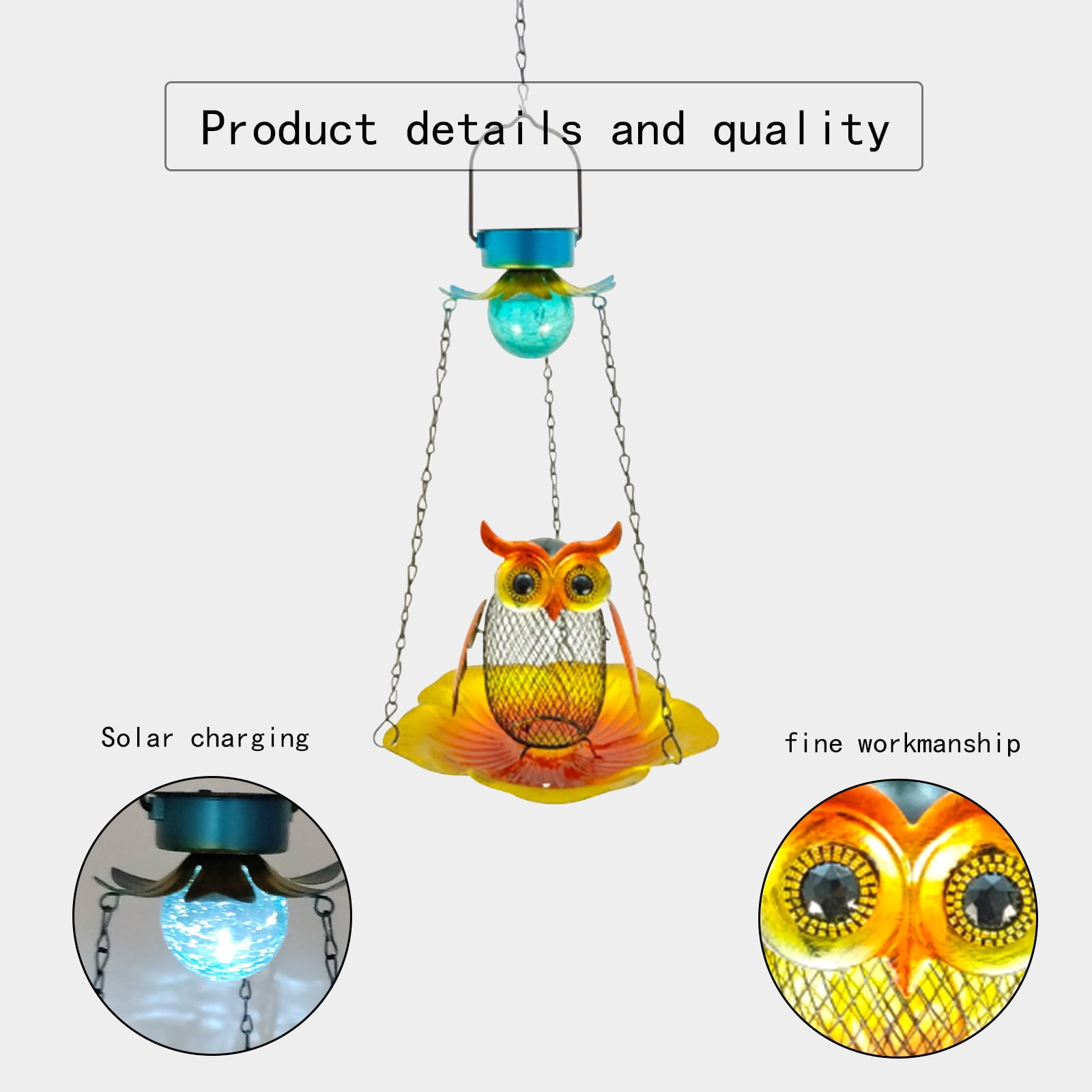 Gaecuw New Lighting Solar Bird Feeder Window Bird Feeder DIY Kit Turn Your Own Recycled Bottles Leaking Holes Garden Decorat Hanging Feeder Bird Feeder Hanging Garden Yard for Courtyard Outdoor