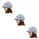 thumbnail image 1 of Gorro de punto con visera Sonducket para mujer protección de felpa elástica color sólido, 1 of 6