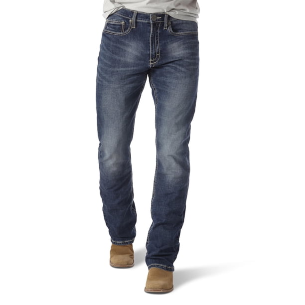 Bota vintage Jeans Wrangler 20x No. 42 con corte para hombre, 34 de ancho x 30 de largo