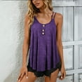 thumbnail image 6 of Horkkom Tank Tops for Women Summer V Neck Camisole Tops Causal Solid Color Sleeveless Tops XL, 6 of 7