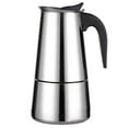thumbnail image 1 of 2/4/6/9 Cups Moka Pot Coffee Maker,Stainless Steel Moka Pot Maker Coffee Cookers, 1 of 7
