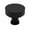 Matte Black, variant on Alno A716-38 Moderne 1-3/8" Modern Round Disc Mushroom Solid Brass Cabinet Knob / Drawer