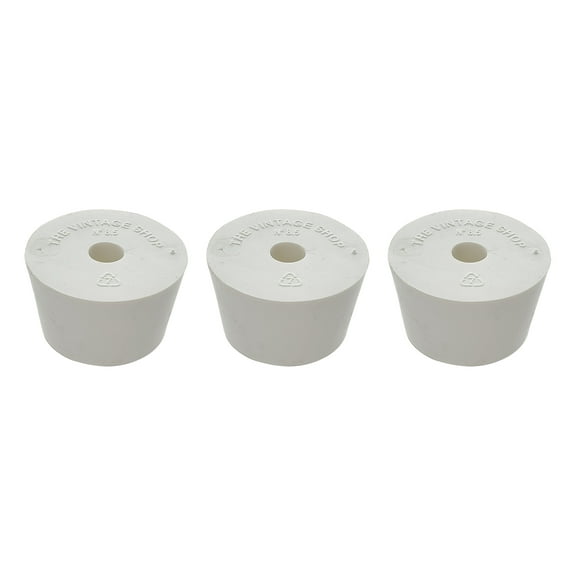 Home Brew Ohio #8.5 Drilled Rubber Stopper Set of 3