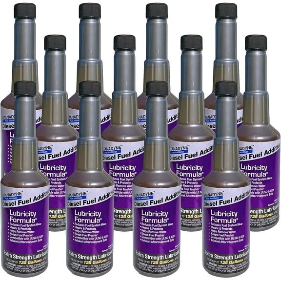 Stanadyne Lubricity Formula Diesel Fuel Additive, Extra Strength, 16 oz, 12 Pack