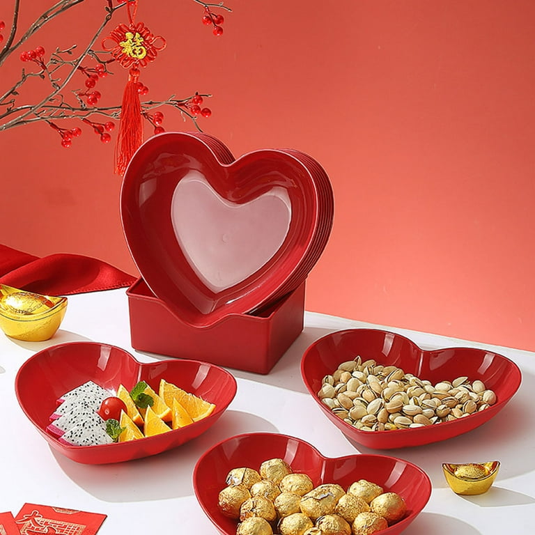 皿・プレート HUMAN MADE HEART CERAMICS TRAY RED Heart Shaped Plate Serving Dish Bandejas Para Comida Red