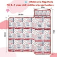 thumbnail image 5 of Baseball Terms and Icons Pattern Toddler Nap Mats for Kids Preschool,Sleeping Mat Bag or Kids,Toddler Sleeping Bag,Toddler Nap Mat or Daycare, 5 of 6