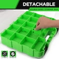 thumbnail image 4 of Small Parts Organizer, 34-Compartments Double Side parts organizer with Removable Dividers, Double Side Tools  Screw Organizer For Nuts, Bolts, Screws, Nails, Small Hardware, 4 of 8