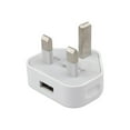 thumbnail image 1 of Puerto: Adaptador de corriente de viaje USB, cargador de teléfono móvil, enchufe internacional del Reino Unido para iPhone y iPad, 1 of 5