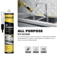 thumbnail image 2 of Sellador de silicona STANLEY Multiusos RTV, 300 ml, transparente, 1 paquete, 2 of 6