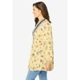 thumbnail image 3 of Woman Within Plus Size Button-Front Mixed Print Tunic, 3 of 6