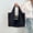 black, variant on Keychain Tote Bag,Large Capacity Lightweight Foldable Waterproof Key Chain Shopping Bag with Key Ring,Mini Bag for Daily Use