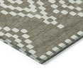 thumbnail image 4 of Addison Rugs Chantille Indoor/Outdoor Transitional Diamonds Taupe Washable Rectangle Rug, 9' x 12', 4 of 6