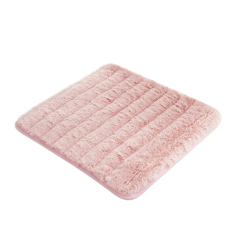 

Super Soft and Comfortable Plush Chair Cushion with Fixed Rope Non Slip Winter Warm Seat Cushion Comfortable Dining Chair Cushion Suitable for Home Office Patio Dormitory Library