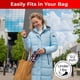 thumbnail image 4 of TUMELLA Flip-proof Inverted Travel Umbrella, Small Strong but Light Portable and Automatic Reverse Folding Rain Umbrella, Durable Premium Grip, Fits Car & Backpack, 4 of 7