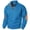 Blue-1, variant on Men's Cotton Sweatshirt Casual Long Sleeve Stand Collar Button Pullover Stylish Color Block Patch Sweatshirts