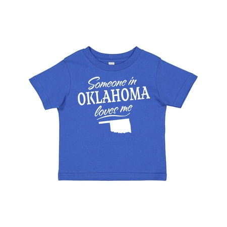 

Inktastic Someone in Oklahoma Loves Me Gift Toddler Boy or Toddler Girl T-Shirt