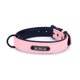 thumbnail image 1 of Nuevo collar personalizable para perros en piel PU ultrafina, color rosa, tamaño 2XL (53-62 cm), ideal para paseos seguros y cómodos., 1 of 6