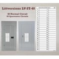 thumbnail image 3 of LV Fuse Box Circuit Breaker Panel Directory Labels/Decals/Stickers for All Electrical Panel/Load Centers (Standard 40 Circuits 3 Pcs), 3 of 5