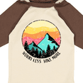 thumbnail image 3 of Inktastic Worry Less Hike More Mountains at Sunset Distressed Boys or Girls Long Sleeve Baby Bodysuit, 3 of 4