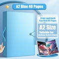 thumbnail image 1 of HOMFUN A2/4K Large Size Diamond Painting Art Storage Book -40 Pages Holds 80 Paintings, Perfect Organizing Display Masterpieces, 1 of 9