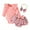 Pink, variant on Sngxgn Girl's 2 Piece Outfits Button Front Long Sleeve and Shorts Set(Red,80)