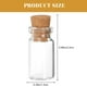 thumbnail image 2 of 25 Unids Claro Pequeño Mini Frascos de Vidrio con Tapones de Corcho DIY Desea Botellas Para Bodas Mensaje Wish Wish Favores 11x22mm, 2 of 7