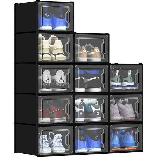 YITAHOME XL Shoe Storage Box, Set of 12 Shoe Storage Organizers