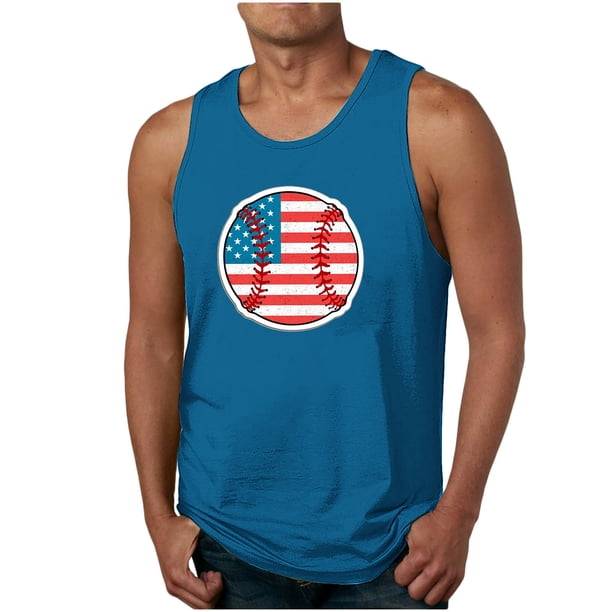 Tanques para Hombre de Verano Suelto Cuello Redondo de Algodón Poliéster Desgaste Casual, Camisa sin Mangas Deportivas de los Hombres para Diario Y Al Aire Libre