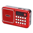 thumbnail image 4 of Radio AM de onda corta radio AM con batería radio AM portátil con batería radio compacta con reproductor MP3 para oficina en casa ANGGREK Otros, 4 of 8