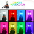 thumbnail image 2 of Yeacher Multicolor LED Fog Light Bulb H8 H9 H11 Color Changing Fog Lights Multicolor Wireless, 2 of 8