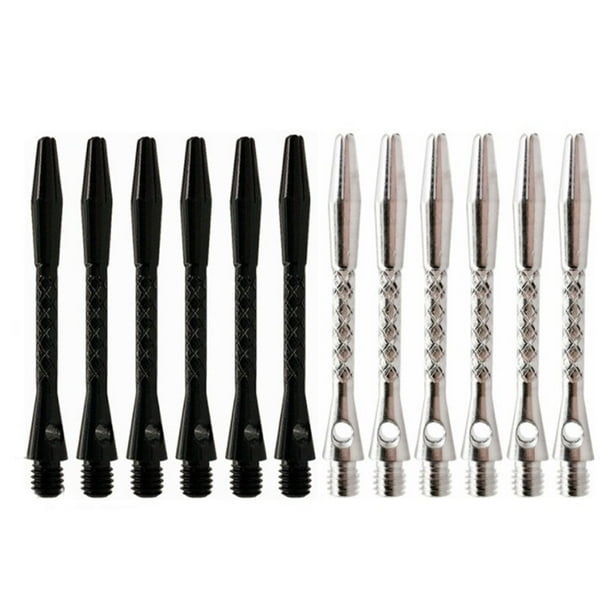 Redempat 12 Pieces for Shafts Throwing Sports Rod Bar Training Exercise Practice Fitness Gym Equipment Replacement Accessory Black and Silver