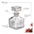 thumbnail image 4 of Set de 2 Licoreras Decantador Rodas Vino Vidrio Cristal 500 ml, 4 of 5